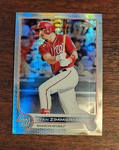 Ryan Zimmerman 2022 Topps refractor de prisma cromado #108 Nacionales de Washington - Imagen 1 de 2