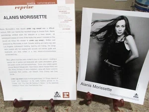 ALANIS MORISSETTE MEDIA INFORMATION UNDER RUG SWEPT WITH 3 PRESS PHOTOS - Picture 1 of 10