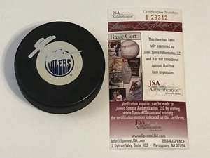 JSA Ryan Nugent-Hopkins Disco Firmado Certificado de Autenticidad Edmonton Engrasadores All Star Novato Auto B - Imagen 1 de 3