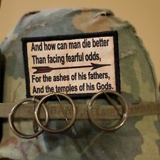 How Can Man Die Better Morale Patch Tactical Military Army Hook Flag USA