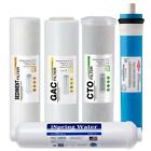 Ispring Reverse Osmosis Water Filter Pack Set 5-Stage W/100 Gpd Ro Cartridge