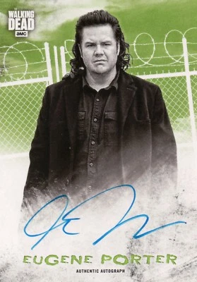 2018 Walking Dead Hunters & Hunted, Eugene Porter Autograph Card #10/25 - Image 1 of 2