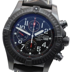 BREITLING super avenger black steel M13370 black Dial AT Men's Watch_831589 - Picture 1 of 7