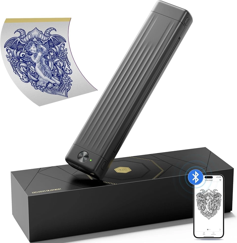 Itari Stampante Stencil Tattoo Stampante Termica Bluetooth - Immagine 1 di 4