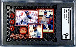 1998 Pacific Paramount Special Delivery Diecut #8 Ken Griffey Jr. SGC 9 Pop 2 - Picture 1 of 2