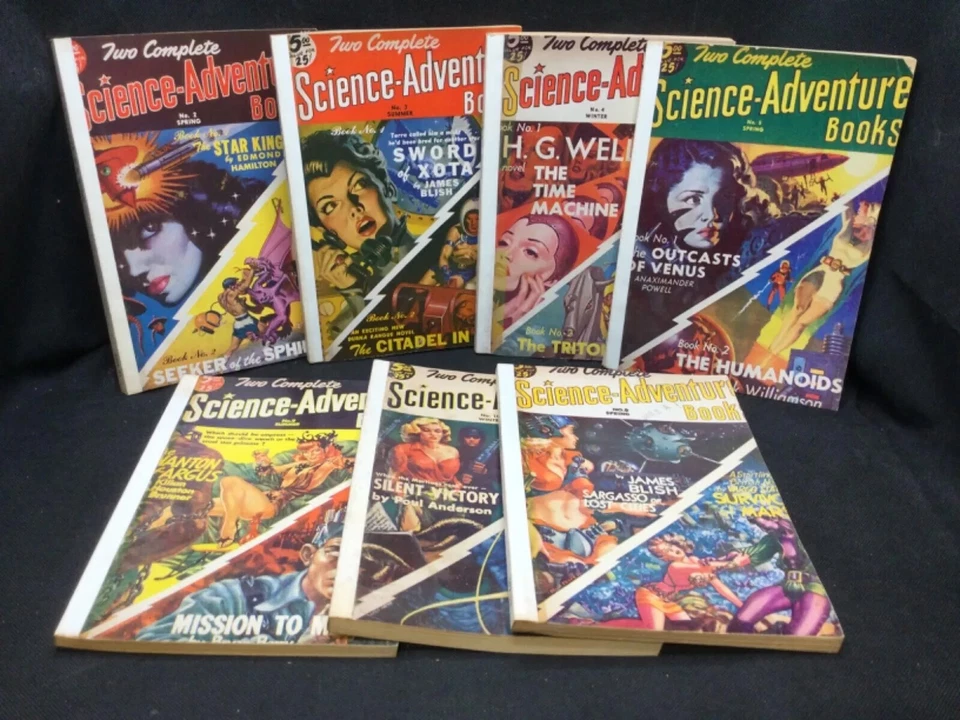 Lot of (7) Two Complete Science-Adventure Books [1951-1953] PULP Sci-Fi - Image 1 of 4