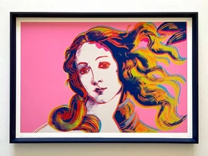 ANDY WARHOL FOUNDATION LITHO PRINT FRAMED POP ART POSTER " BIRTH OF VENUS " 1984 - Picture 1 of 12