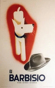 "BARBISIO" Original Plakat geflochten 1946 Litho 45x67cm - Bild 1 von 1