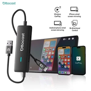 OTTOCAST Mirror Touch Youtube Screen Mirroring AI BOX Wireless CarPlay Adapter - Bild 1 von 13
