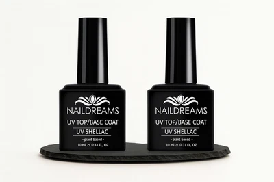 UV Base/Top Coat  UV Nagellack 2 x 10 ml mit super Haftung und High Gloss - Bild 1 von 4