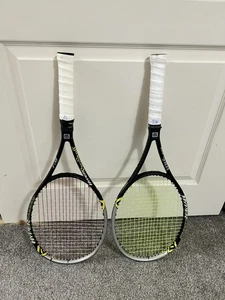 Lotto 2x Wilson Hyper Pro Staff Rollers 7.6 racchette da tennis 98 4 5/8 Midplus MP - Foto 1 di 11