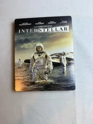 Interstellar Steelbook (Blu-Ray/DVD, 2014) Target Exclusive OOP w/IMAX FILM CELL - Image 1 of 4