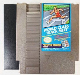 World Class Track Meet Authentic NES Cartridge Only Tested and Working