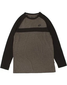 LOTTO Mens Top Long Sleeve XL Grey Colourblock Polyester BV65 - Picture 1 of 4
