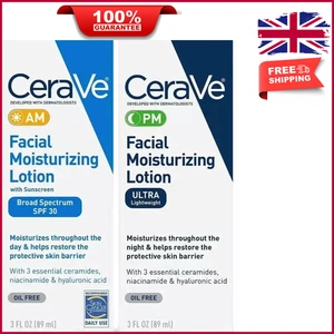 CeraVe Facial Moisturizing Lotion AM/PM mit 3 essentiellen Ceramiden 89ML - Bild 1 von 7
