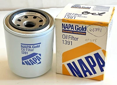 Filtro, aceite 1391 NAPA dorado para Suzuki Vitara, Chevrolet Tracker Foto 1 de 3