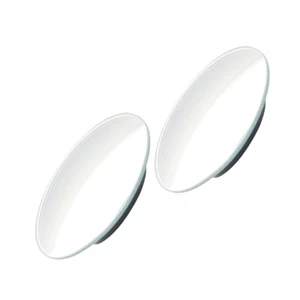 2Pc Single Small Circular Mirror Adjustable Automobile Car Door Mirror Wide - Picture 1 of 12