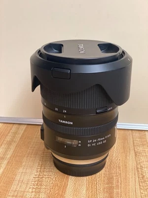 Tamron 24-70mm f/2.8 Standard Auto Manual Focus Camera Lens for Canon EOS - Image 1 of 4