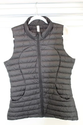 CHALECO CHALECO MUJER LULULEMON TALLA 8 PACK IT DOWN NUEVO SIN ETIQUETAS RELLENO DE GANSO NEGRO - B69 Foto 1 de 4