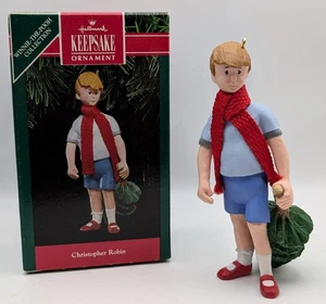 Winnie the Pooh Christopher Robin 1991 Hallmark Christbaumschmuck - Bild 1 von 3