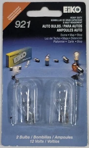 EIKO BULB 12.8V T5 WEDGE 921-BP Taillight Dome Bulbs - Foto 1 di 2