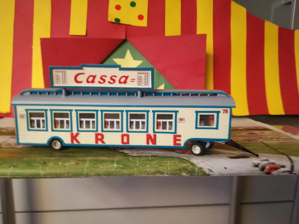 Circus Krone  "Haupt -  Kassenwagen Nr. 78 mit Verkaufsschild  " Cassa " - Bild 1 von 4