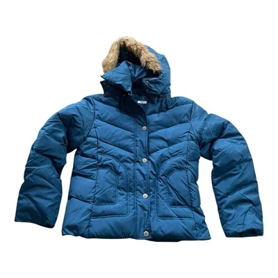 Chaleco acolchado acolchado con botones con cremallera verde azulado Maurices de colección para mujer talla M Foto 1 de 4