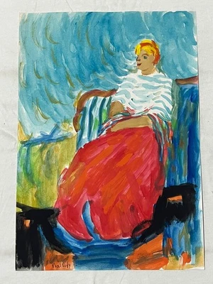 RAOUL DUFY 绘画旧纸签名盖章复古 — 第 1/3 张图片