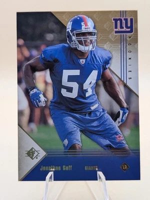 2000 SP Rookie Edition Football Jonathan Goff card #128 New York Giants RC - Image 1 of 2