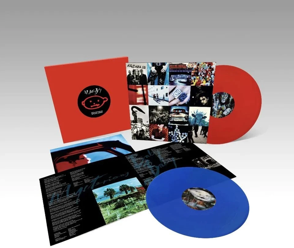 U2: Achtung Baby 30th Anniversary Limited Edition Red/Blue Color Vinyl 2LP NEW - Image 1 of 4