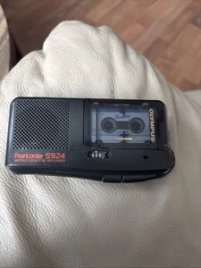 Olympus Pearlcorder S924 Microcassette Recorder With Cassette TESTED/WORKING - Picture 1 of 4