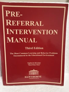 Pre-Referral Intervention Manual 3rd Edition Hawthorne Educational Services Inc. - Picture 1 of 3