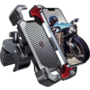 Military-Grade Bike Phone Holder with 100mph Auto Lock for Secure Mounting - Picture 1 of 23