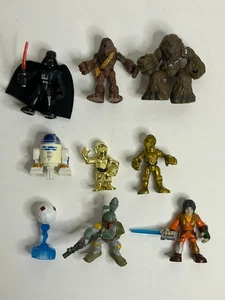Hasbro Star Wars Galactic Heroes Playskool Figure LOT OF 9 Ezra Boba R2-D2 Vader - Picture 1 of 10