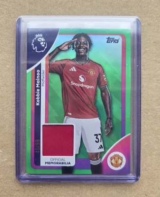 Kobbie Mainoo /99 Player Worn Patch - Topps Premier League 2026  - Man Utd - Image 1 of 2