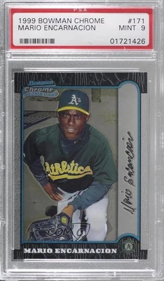 1999 Bowman Chrome Mario Encarnacion #171 PSA 9 MINT Rookie RC - Image 1 of 2