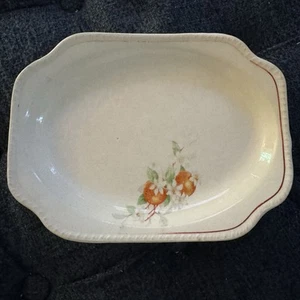 Vintage Harker Pottery – Orange Blossom Fruit Pattern – 1840 Mark - Picture 1 of 4