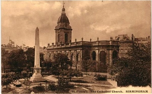 CPA Carte Postale Royaume Birmingham St Philips The cathedral church VM100914ok - Picture 1 of 2