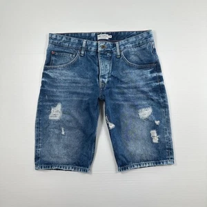Pepe Jeans Men's Distressed Denim Jean Shorts - 36x13 - Picture 1 of 6