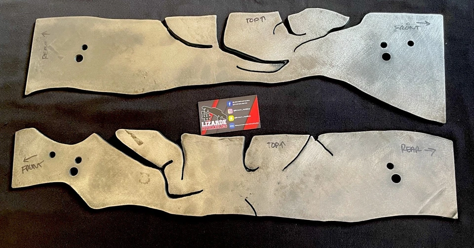 Lowrider Hydraulics, Lincoln Front Outter Humps Placas de refuerzo *(2 piezas) Foto 1 de 1