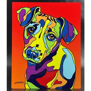 Jack Russell Terrier Pop Art Print - Multicolor Wall Decor, Ready to Hang - Picture 1 of 7