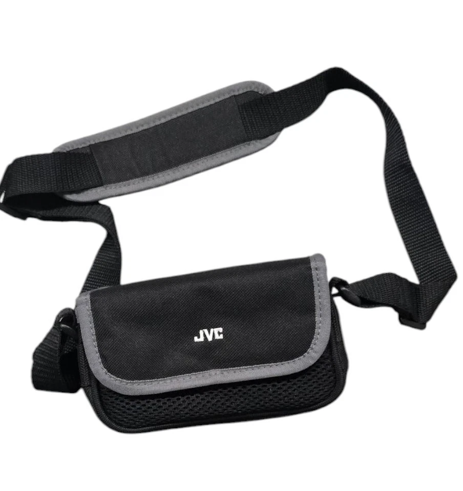 Bolso de hombro JVC pequeño para videocámara y accesorios para cámara de viaje 7x3x3"  Foto 1 de 4