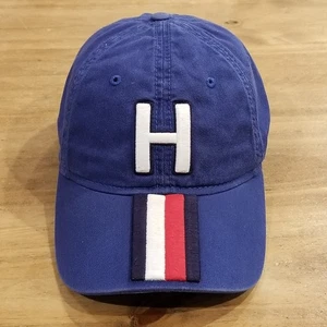 Tommy Hilfiger Gorra Azul H Logo RWB Rayas Talla Única Informal Algodón Papá - Imagen 1 de 9