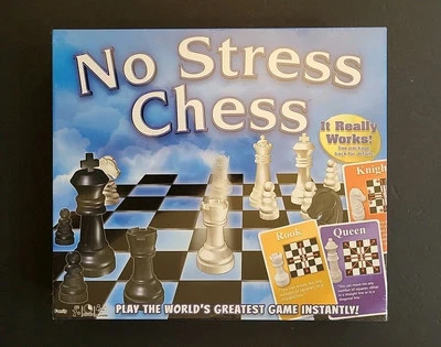 NO STRESS CHESS Board Game Learn Chess Easy For Kids Adults NEW FACTORY SEALED - Image 1 of 4