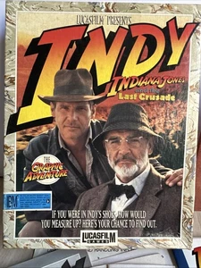 Indiana Jones y la última cruzada juego de ordenador aventura gráfica. ¡COMPLETO! - Imagen 1 de 6