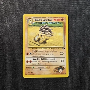 Pokemon TCG Gym Challenge Brock's Sandslash Common Card 36/132 - Picture 1 of 2