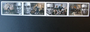 US stamps #4380-4383 MNH 2009 Lincoln Civil War Lawyer Rail Splitter Honest Abe - Picture 1 of 1