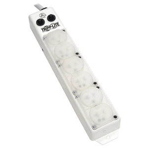 TRIPP LITE PS607HG20AOEM Outlet Strip,6 Outlet,20A,13-3/4" L,Wht 402M63 - Picture 1 of 1