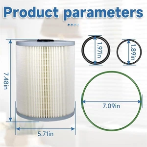 Fuel Filter for Detroit DD13 DD15 DD16 Replace A4720921205 A0000903651 P551011 @ - Picture 1 of 4