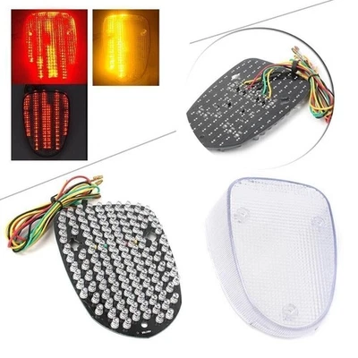 For Yamaha V-Star Royal Road Star Clear LED Tail Light Brake Turn Signal Lamp - Image 1 of 4